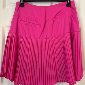GG Blue Vibrant Pink A-Line Pleated Golf Skirt